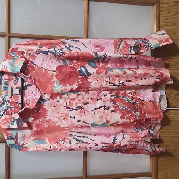 H&M Multicolor Floral Button Up Shirt - Picture 1 of 6